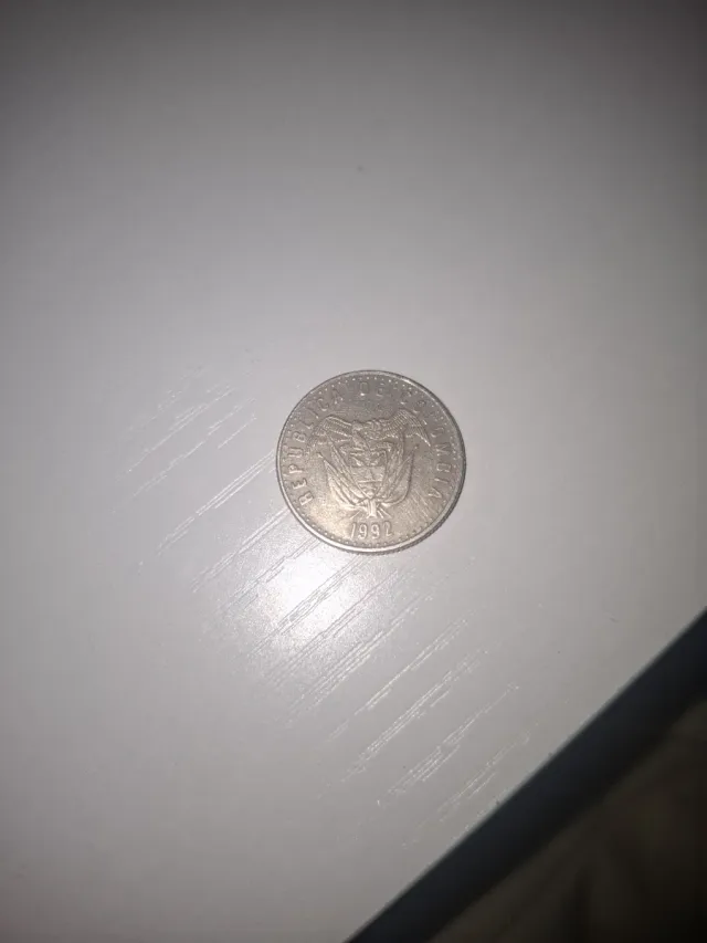 Moneda Colombia 50 Pesos 1990