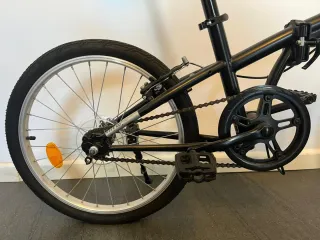 2 Bicicletas Plegables BTWIN Negras