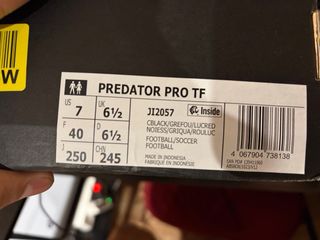Botas Adidas Predator Turf T40
