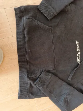 Felpa con cappuccio Santa Cruz S Raglan Nera