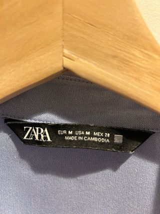 Camisa Zara azul