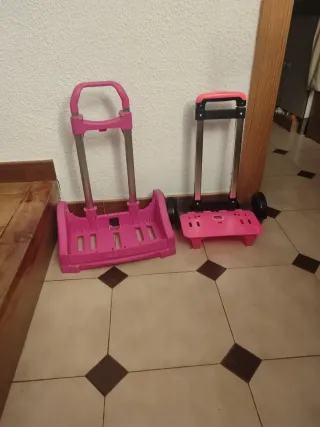 Porta mochilas universal rosa