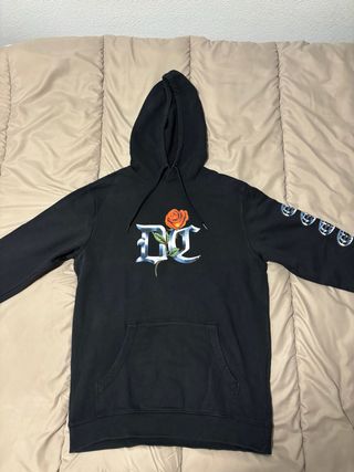 Sudadera DC Shoes Negra con Rosa