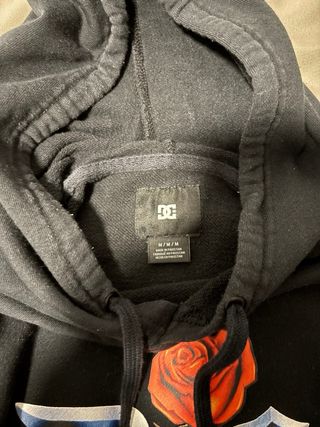 Sudadera DC Shoes Negra con Rosa