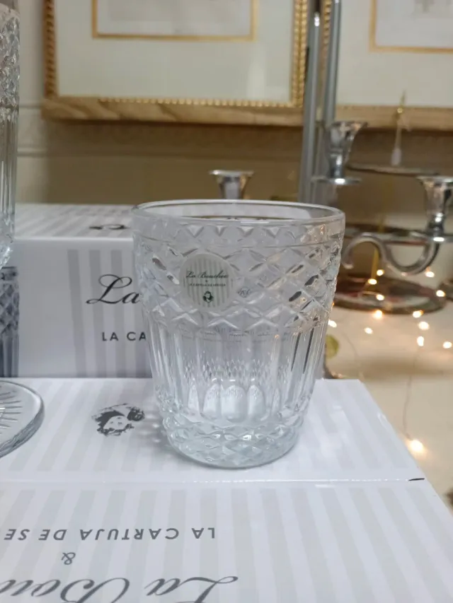 12 Vasos y 12 Copas La Cartuja de Sevilla