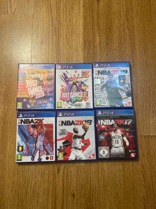 Juegos PS4: NBA 2K y Just Dance