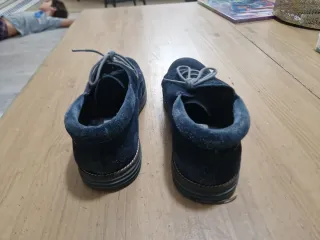 Zapatos ante azul marino Talla 42