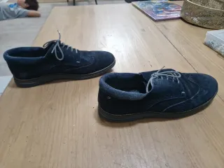 Zapatos ante azul marino Talla 42