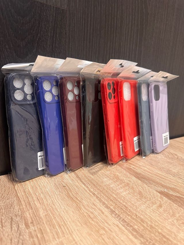 Fundas iPhone 12 Pro Max – silicona premium (Lote)