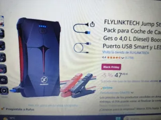 Arrancador Coche 13200mAh CF200