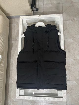 Chaleco SMOG Negro con Capucha