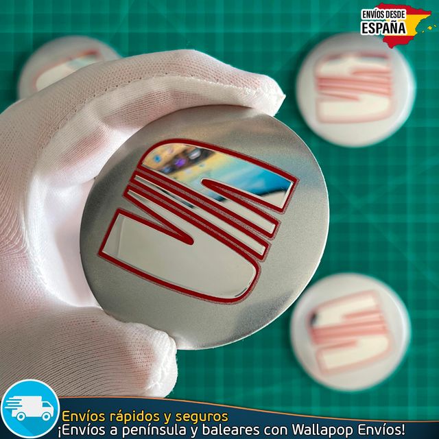 X4 Emblemas Sea 60mm Pegatinas Tapacubos Llantas