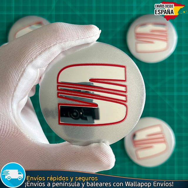 X4 Emblemas Sea 60mm Pegatinas Tapacubos Llantas