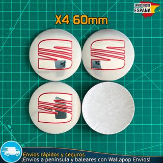 X4 Emblemas Sea 60mm Pegatinas Tapacubos Llantas