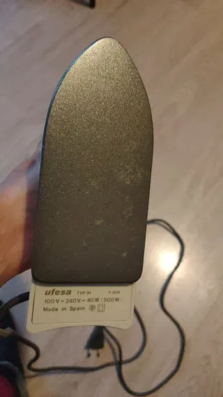 Plancha de viaje vintage