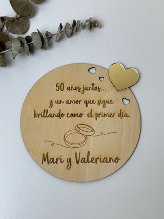 Decoración bodas de oro