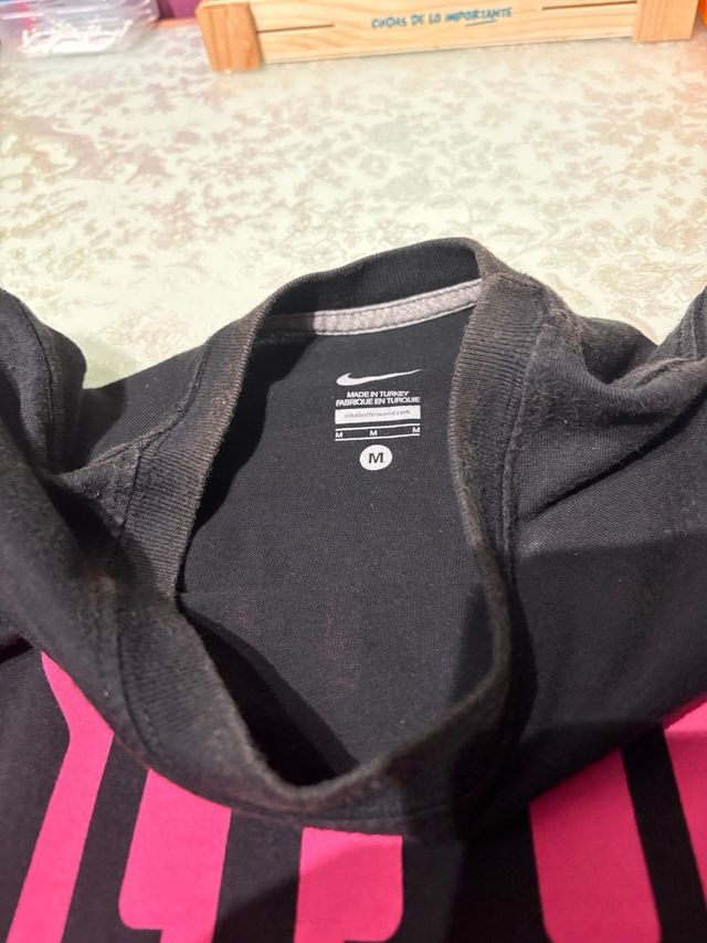 Camiseta Nike Negra Talla M