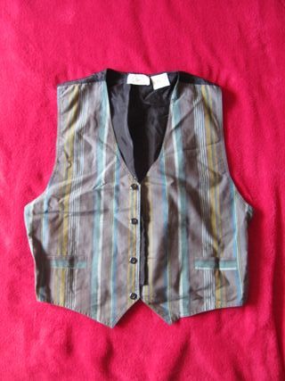 Chaleco a rayas multicolor (Made in India)