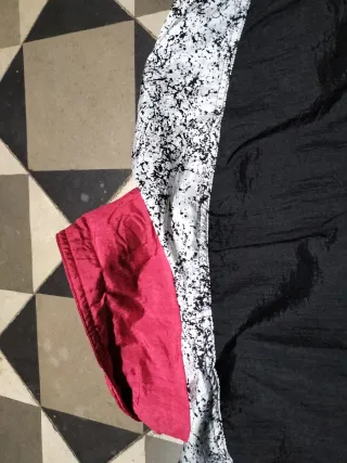 Chaqueta Vintage Negra y Roja