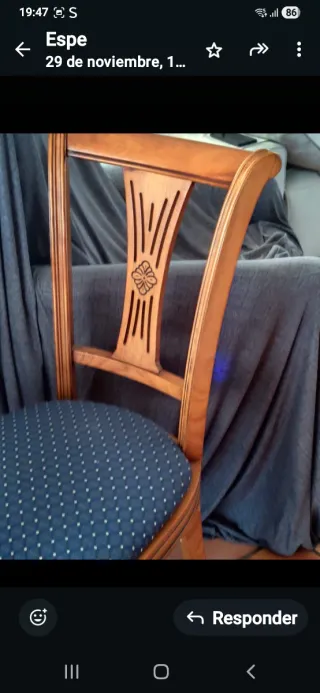 Tavolo da pranzo in rovere da 2 m e 4 sedie