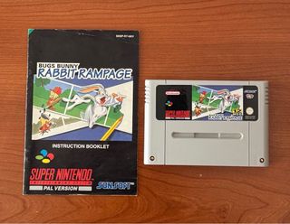 Bugs Bunny Rabbit Rampage SNES PAL
