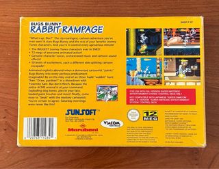 Bugs Bunny Rabbit Rampage SNES PAL