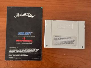 Bugs Bunny Rabbit Rampage SNES PAL