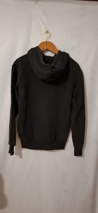 Sudadera Negra Ellesse Logo Clásico Hoodie