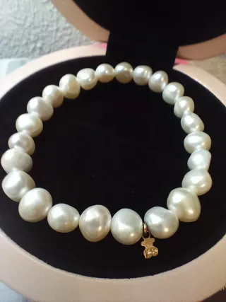 Pulsera Tous Perlas Oro