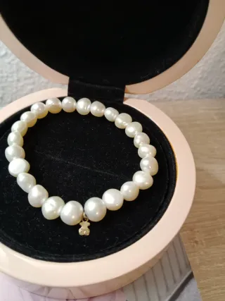 Pulsera Tous Perlas Oro