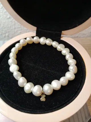 Pulsera Tous Perlas Oro