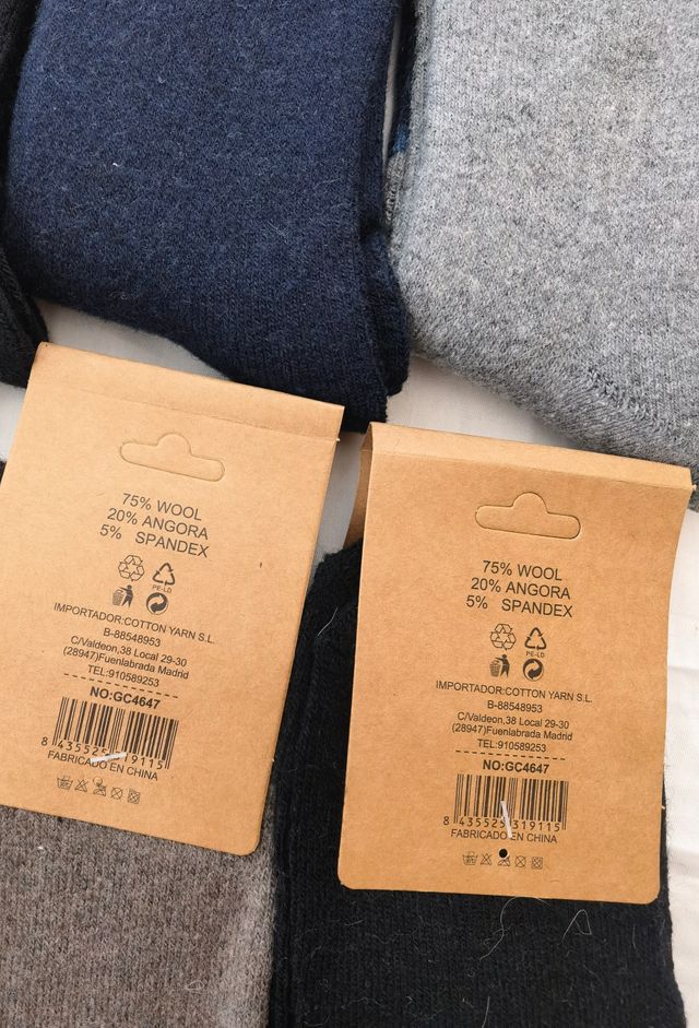 Calcetines Térmicos Lana Hombre Clazzy Talla 40-46