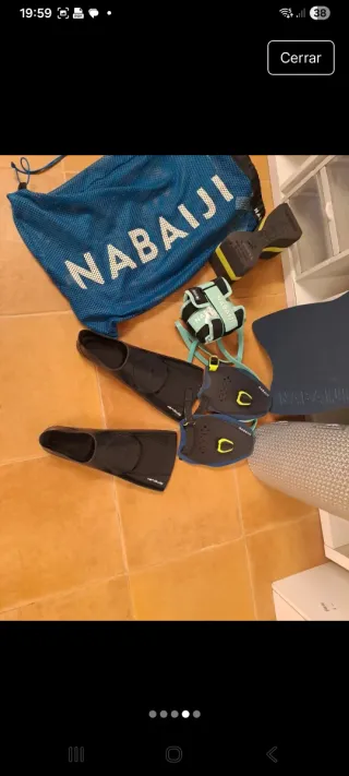 Kit Natación Nabaijse vende por separado también