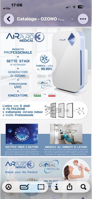 Depuratore D’Aria NUOVO Professionale 7 Livelli Di