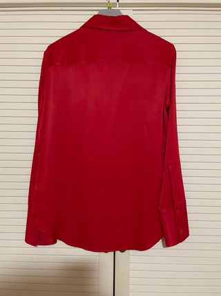 Blusa Roja Zara Talla M