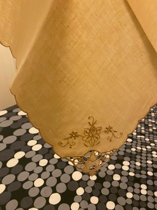 12 Tovaglioli Lino con Pizzo Burano Beige