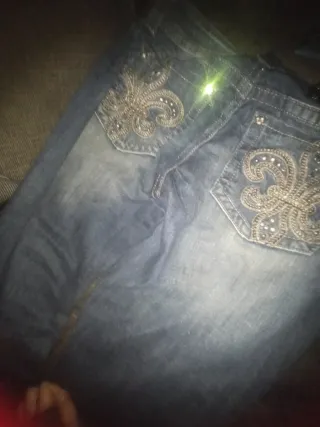 Pantalones Miss Me Tiro Bajo Y2K