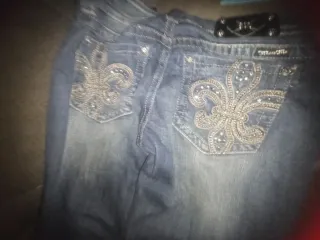 Pantalones Miss Me Tiro Bajo Y2K