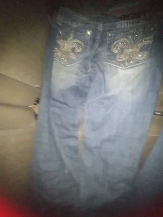 Pantalones Miss Me Tiro Bajo Y2K