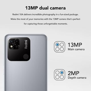 Xiaomi Redmi 10A Smartphone 4GB RAM 128GB ROM – Ricondizionato (lievi segni) – Colore Argento