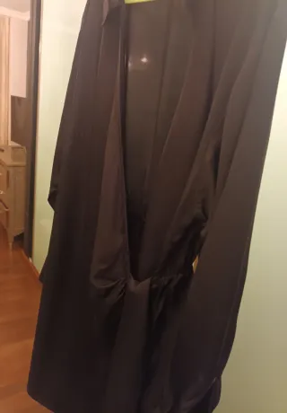 Camisa negra de viscosa