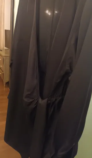 Camisa negra de viscosa