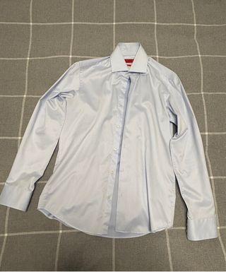 Camisa Hugo Boss Azul