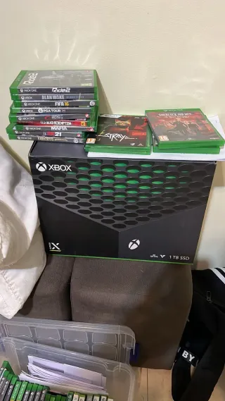 Consola Xbox Series X nera + Giochi