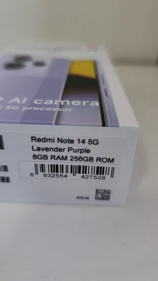 Xiaomi Redmi Note 14 5G 256GB Morado