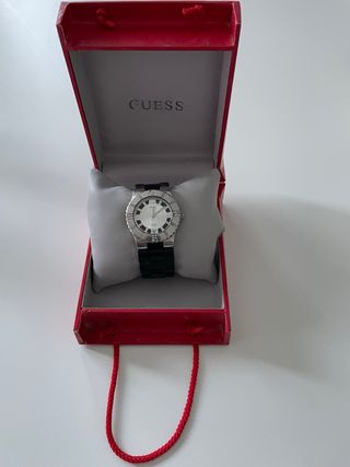 Reloj Guess Mujer Negro/Plata