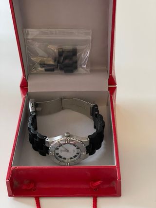 Reloj Guess Mujer Negro/Plata