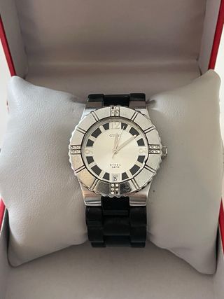 Reloj Guess Mujer Negro/Plata