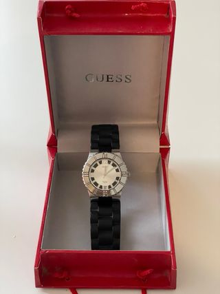 Reloj Guess Mujer Negro/Plata