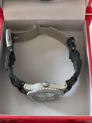 Reloj Guess Mujer Negro/Plata